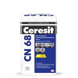 Изображение товара: "CERESIT" (Церезит) CN 68 (ЦН 68) токослойная смесь для пола, 1-15мм (25кг)