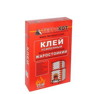Изображение товара: Клей для печной плитки жаростойкий Терракот 25 кг
