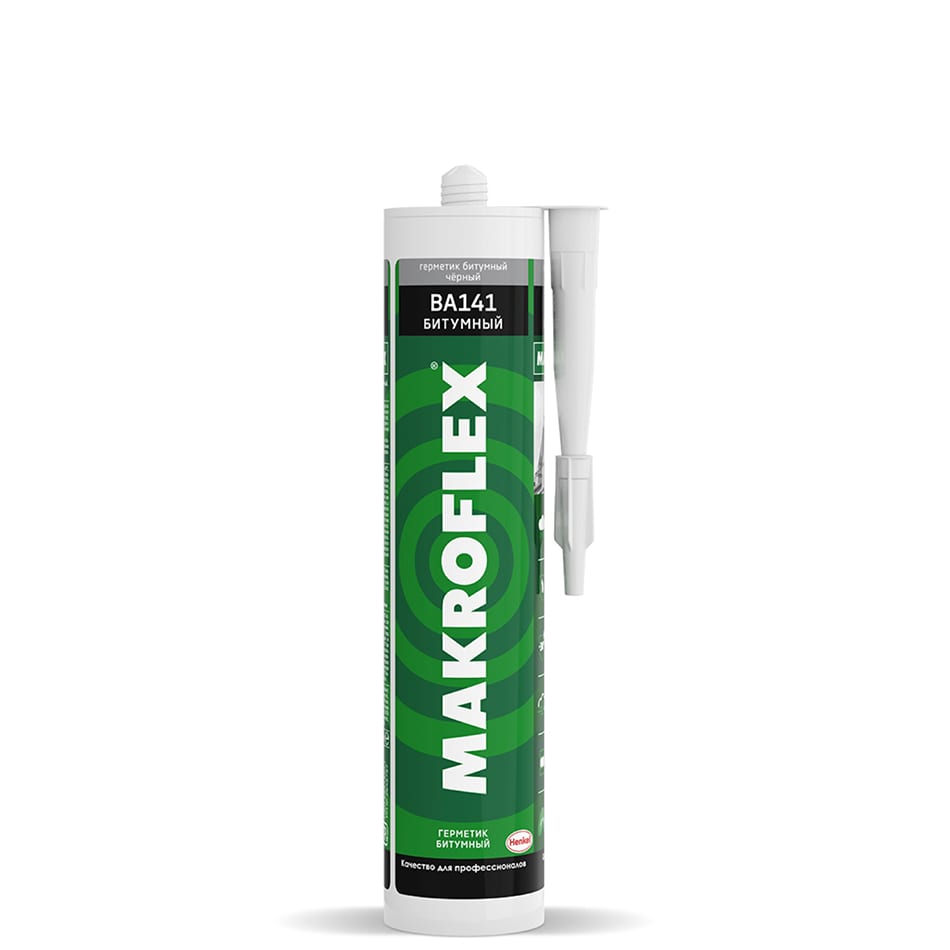 Герметик кровельный битумный Makroflex (Макрофлекс) BA141 300 мл